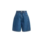 Aje Vaila Denim Bermuda Short Deep Blue Wash Aje Vaila Denim Bermuda Short in Deep Blue Wash | Shorts | Luxury Shoes