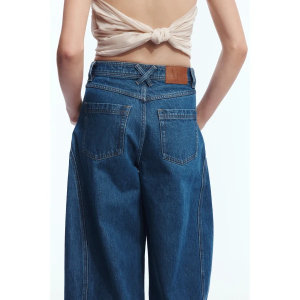 Aje Vaila Denim Jeans in Deep Blue Wash | Pants | Luxury Shoes 