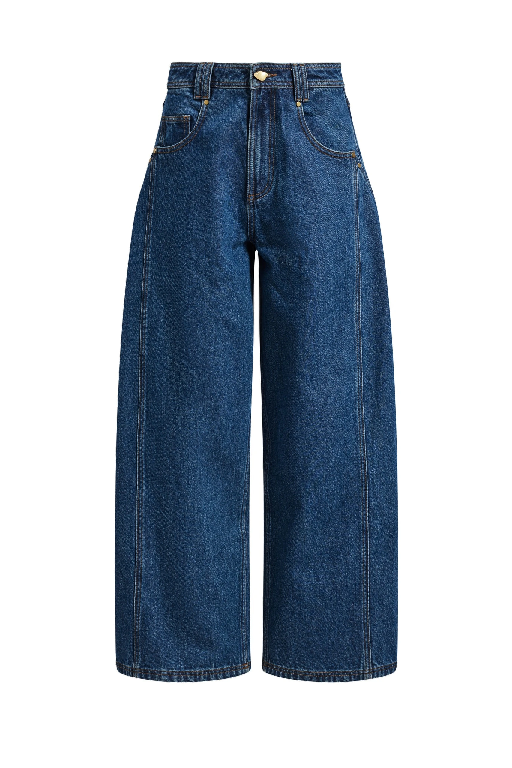 Aje Vaila Denim Jeans Deep Blue Wash Aje Vaila Denim Jeans in Deep Blue Wash | Pants | Luxury Shoes