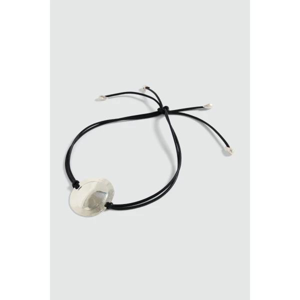 Aje Vento Necklace in Black/Silver | Necklace | Luxury Shoes 