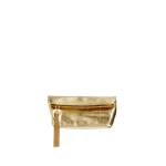 Aje Verona Eel Emboss Small Clutch in Gold Eel | Clutch Bags | Luxury Shoes 
