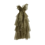 Aje Vionette Gown in Avocado | Evening Gowns | Luxury Shoes 