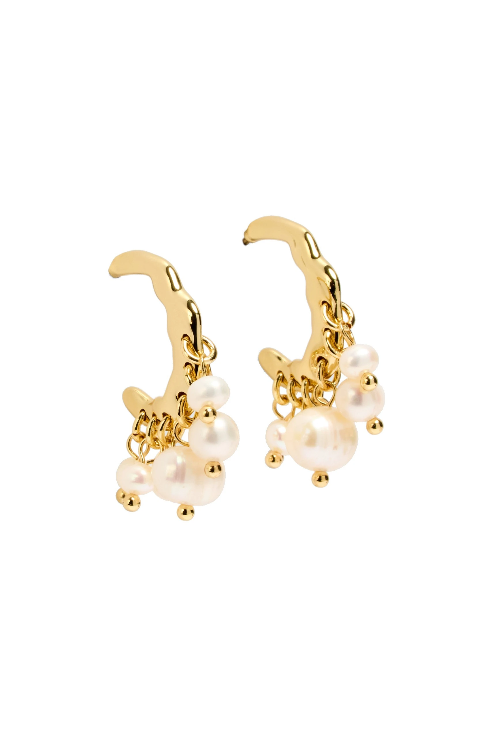 Aje Viva Pearl Drop Earring Gold/Pearl Aje Viva Pearl Drop Earring in Gold/Pearl | Earrings | Luxury Shoes