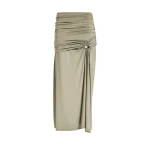 Aje Willow Maxi Skirt in Pale Olive | Skirts | Luxury Shoes 