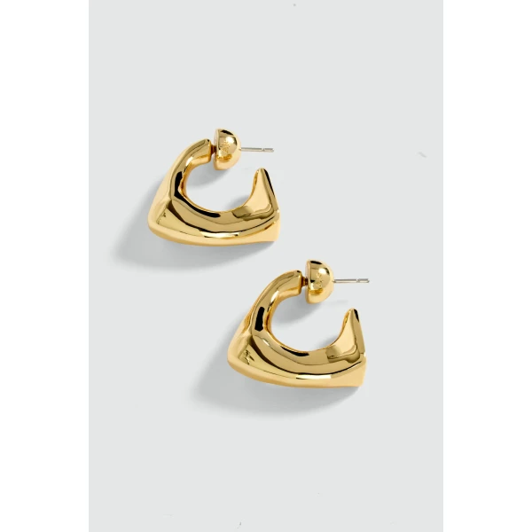 Aje Zana Earring in Gold | Earrings | Luxury Shoes 