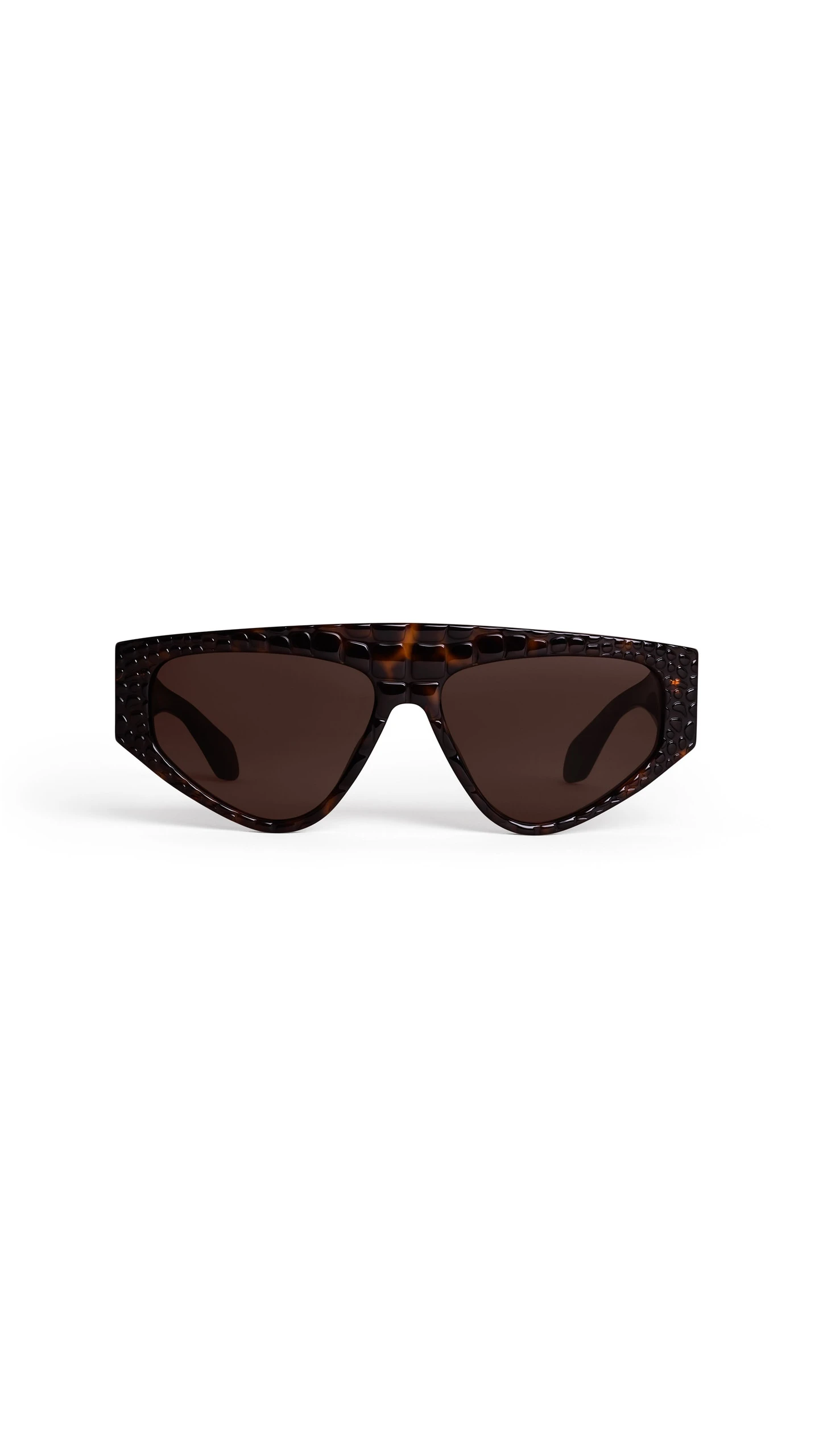 Alaia Aviator Mask Sunglasses in Havana, Crocodile Print Alaia Aviator Mask Sunglasses in Havana, Crocodile Print | Sunglasses | Luxury Shoes