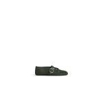 Alaia Ballet Flats Vienne in Suede, Lichen | Flats | Luxury Shoes 