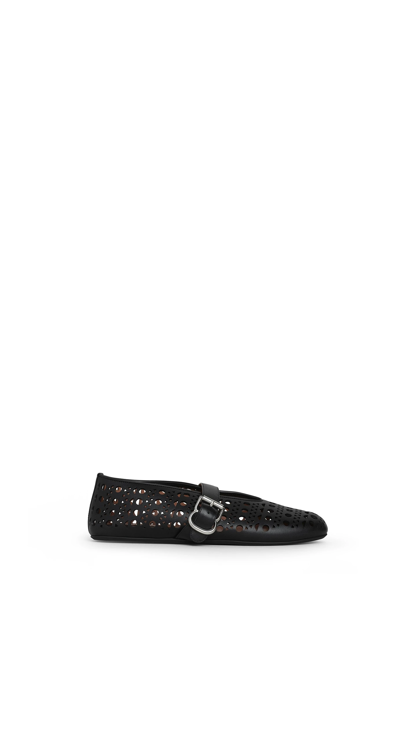 Alaia Ballet Flats in Vienne Lambskin, Black Alaia Ballet Flats in Vienne Lambskin, Black | Flats | Luxury Shoes