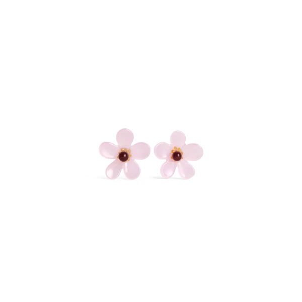 Alaia Bloom Earrings in Rose | Earrings | Luxury Shoes 