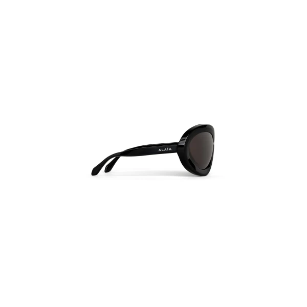 Alaia Butterfly Sunglasses in Black | Sunglasses | Luxury Shoes 