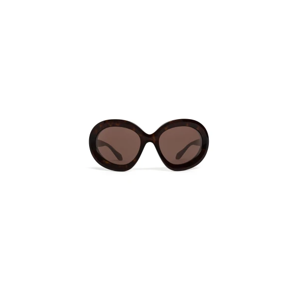 Alaia Butterfly Sunglasses in Dark Brown | Sunglasses | Luxury Shoes 