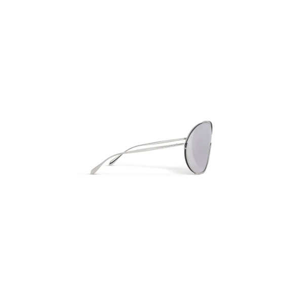 Alaia Butterfly Sunglasses in Metal, Silver | Sunglasses | Luxury Shoes 
