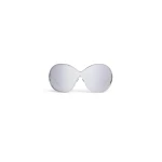 Alaia Butterfly Sunglasses in Metal, Silver | Sunglasses | Luxury Shoes 