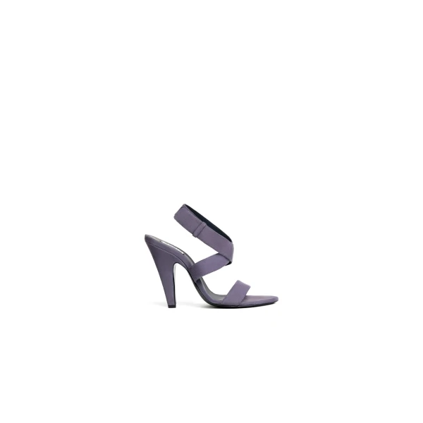 Cone Sandals in Suede, Violet Grey