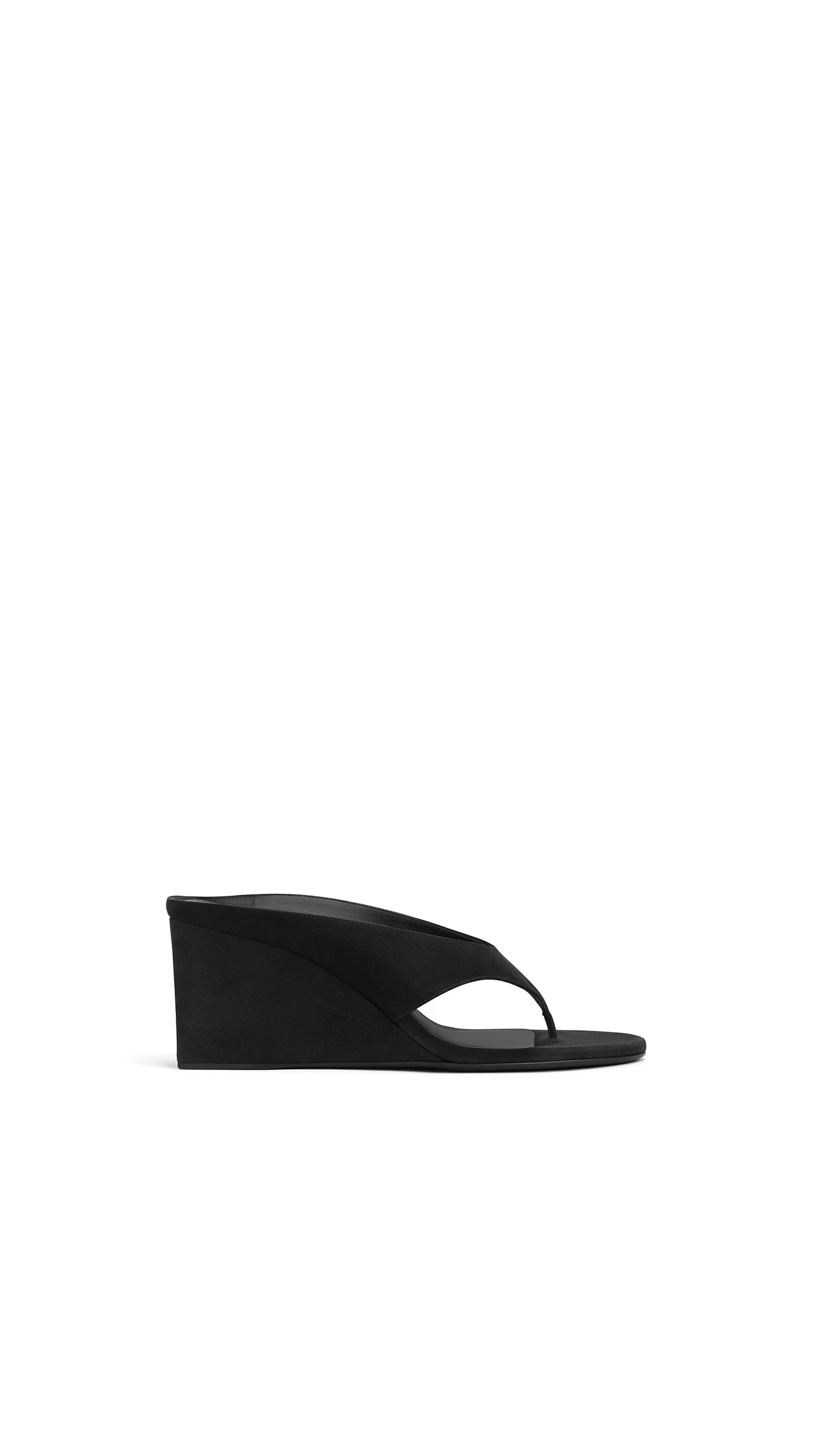 Alaia Cube Thong Mules in Suede, Black Alaia Cube Thong Mules in Suede, Black | Mules | Luxury Shoes