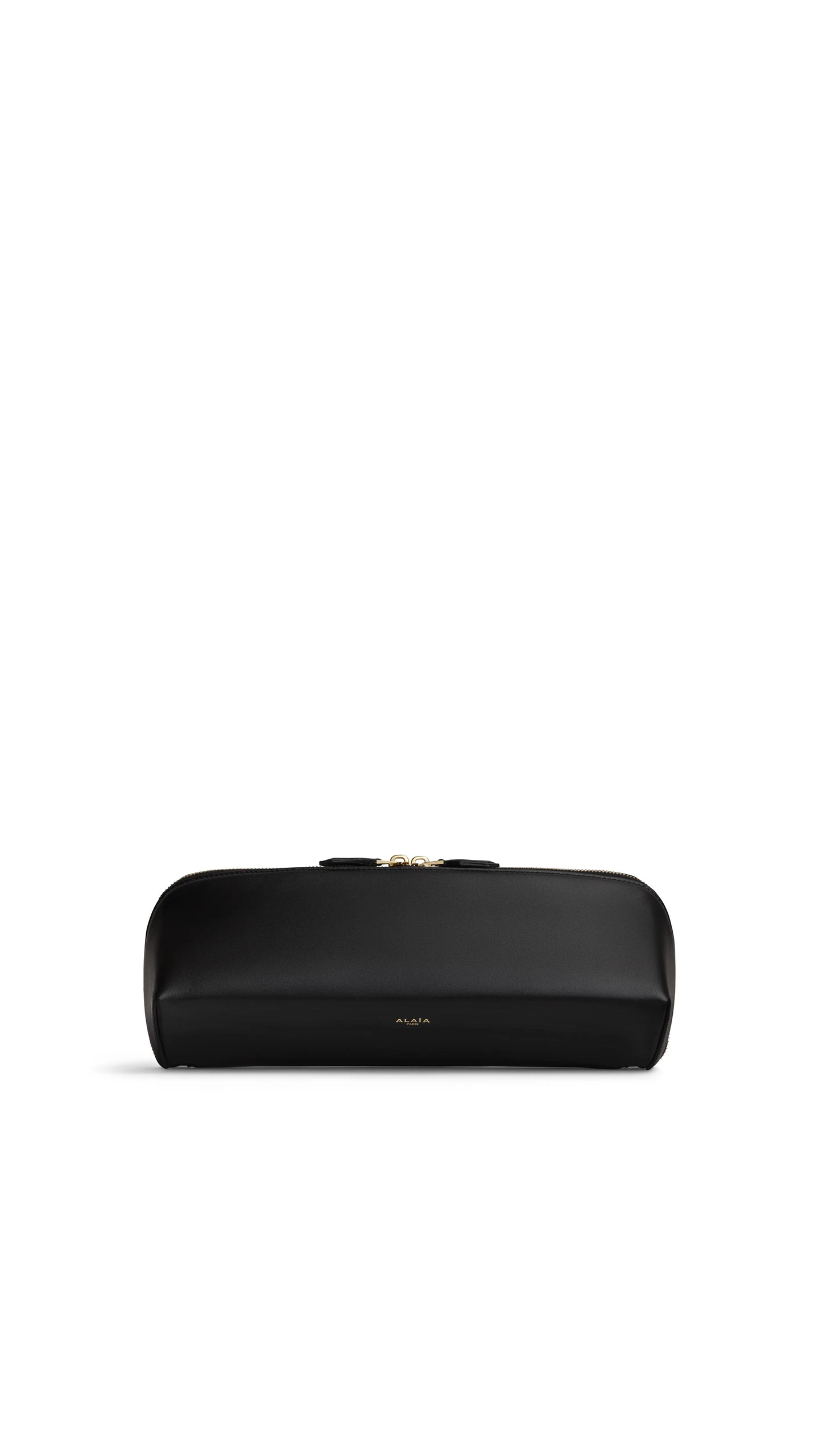 Alaia Delta Clutch in Box Calfskin, Black Alaia Delta Clutch in Box Calfskin, Black | Clutch Bags | Luxury Shoes