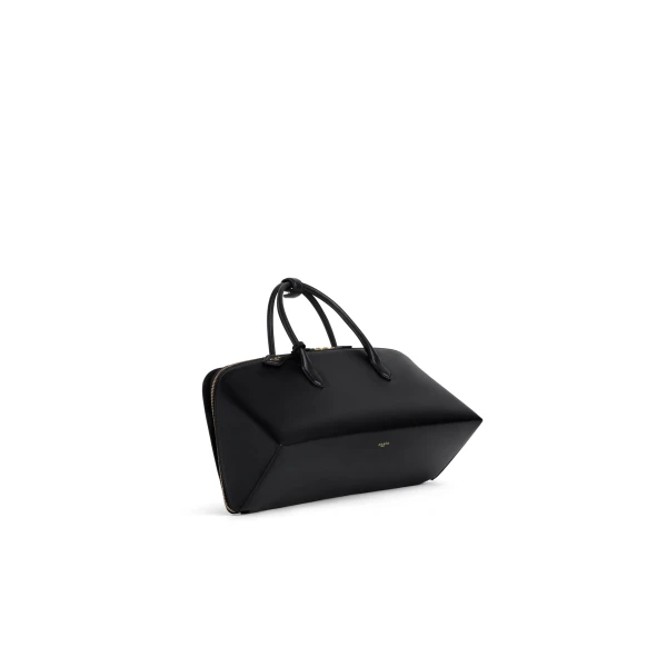 Alaia Delta Medium Bag in Box Calfskin, Black | Totes & Top-Handle Bags | Luxury Shoes 