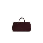 Alaia Delta Medium Bag in Nubuck, Bordeaux | Totes & Top-Handle Bags | Luxury Shoes 