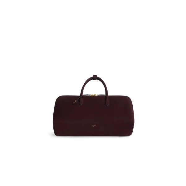 Delta Medium Bag in Nubuck, Bordeaux