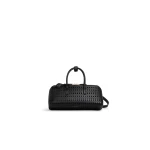 Alaia Delta Small Bag in Perforated Vienne Calfskin, Black | Totes & Top-Handle Bags | Luxury Shoes 