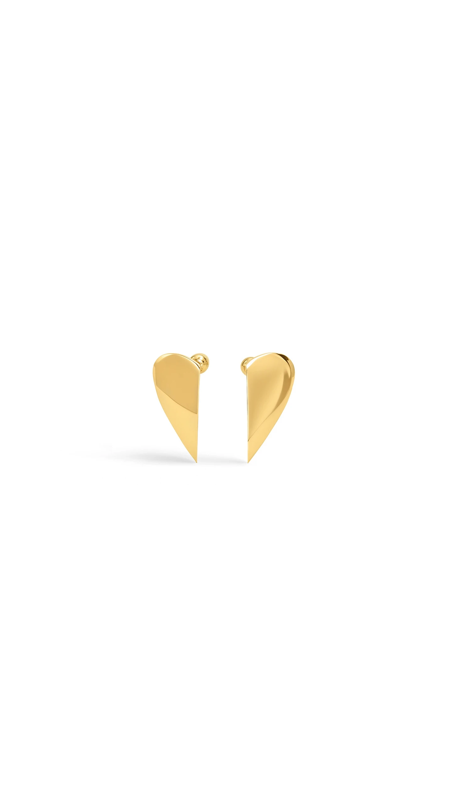 Alaia Demi-Coeur Earrings in Gold Alaia Demi-Coeur Earrings in Gold | Earrings | Luxury Shoes