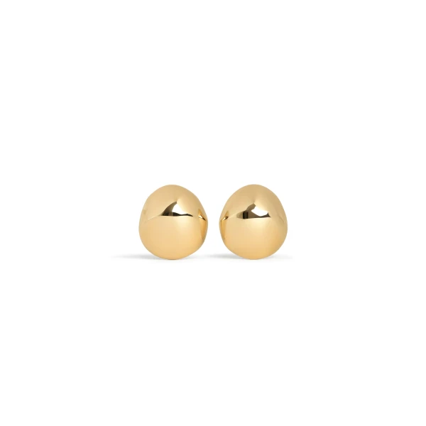 Dome Earrings in Gold