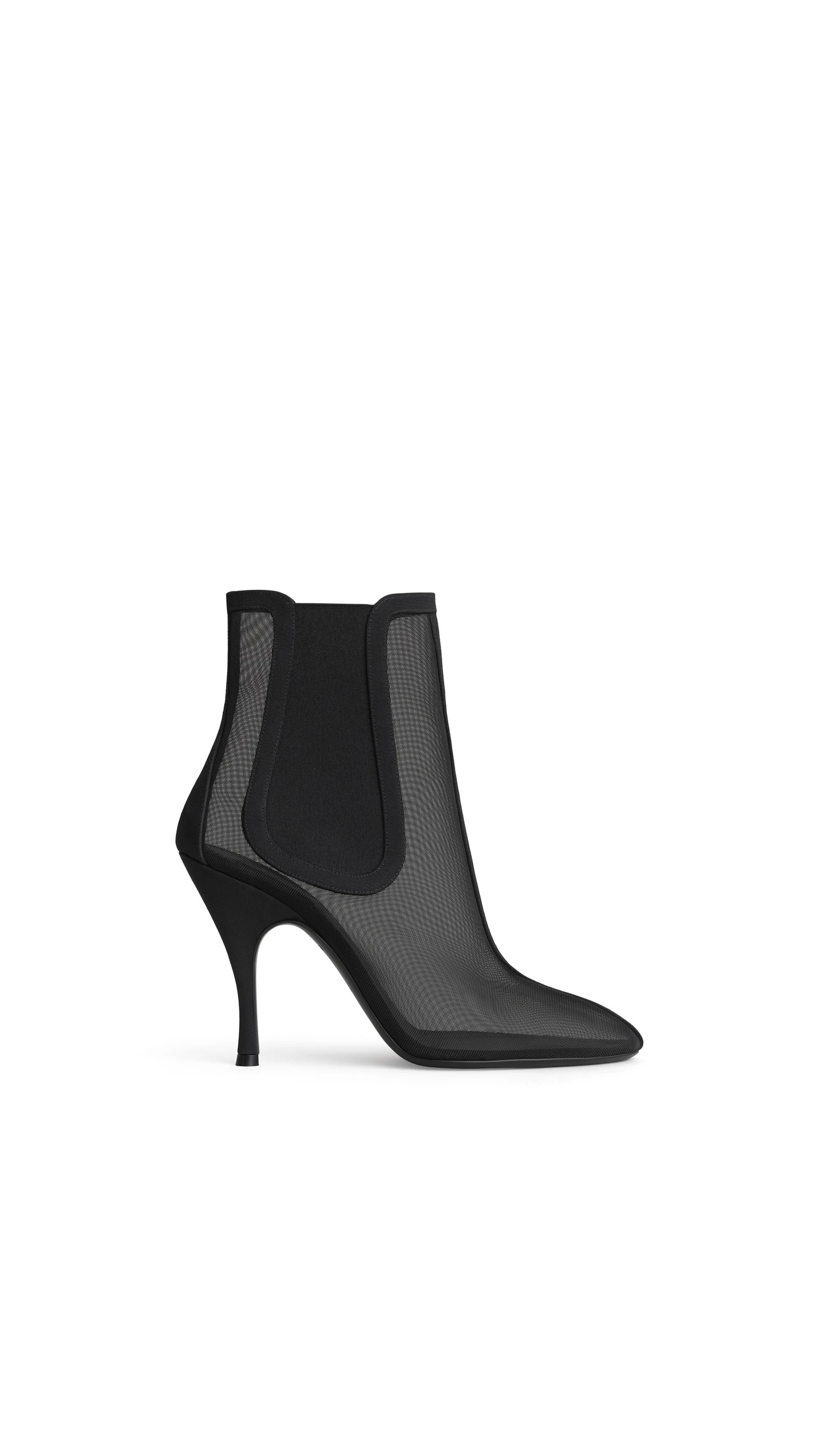 Alaia Heeled Chelsea Boots in Mesh, Black Alaia Heeled Chelsea Boots in Mesh, Black | Boots | Luxury Shoes
