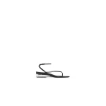 Alaia Invisible Thong in Patent Calfskin, Black | Sandals | Luxury Shoes 