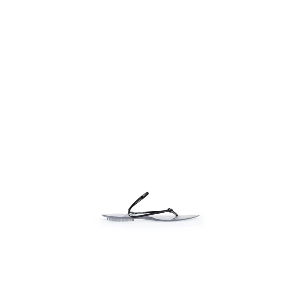 Invisible Thong in Patent Leather, Black