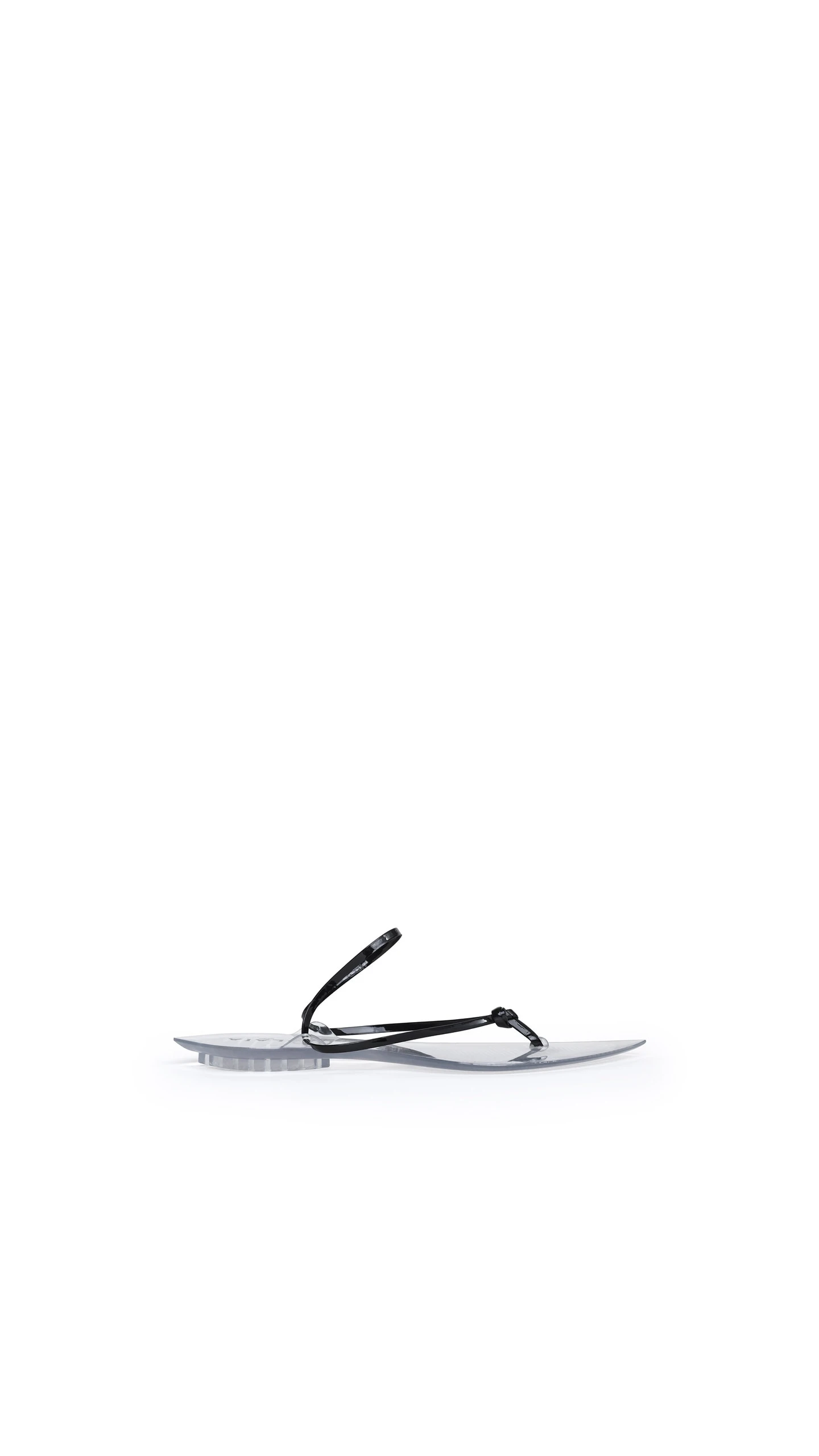 Alaia Invisible Thong in Patent Leather, Black Alaia Invisible Thong in Patent Leather, Black | Sandals | Luxury Shoes