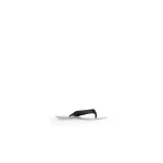 Alaia Invisible Thong in Satin, Black | Sandals | Luxury Shoes 