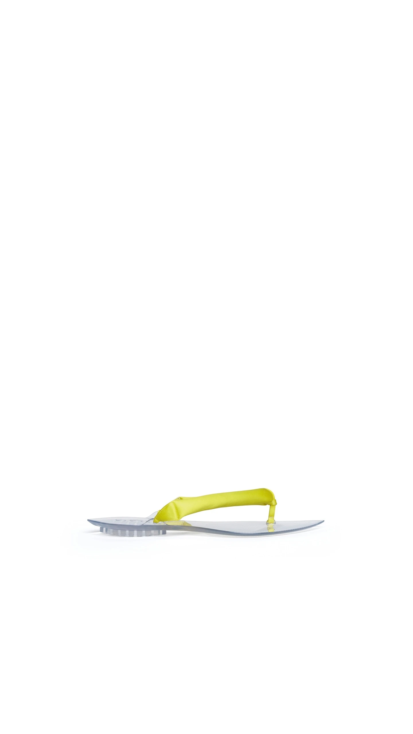Alaia Invisible Thong in Satin, Lemon Yellow Alaia Invisible Thong in Satin, Lemon Yellow | Sandals | Luxury Shoes