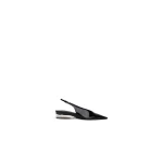 Alaia Invisible Wedge Slingbacks in Patent Calfskin, Black | Heels | Luxury Shoes 
