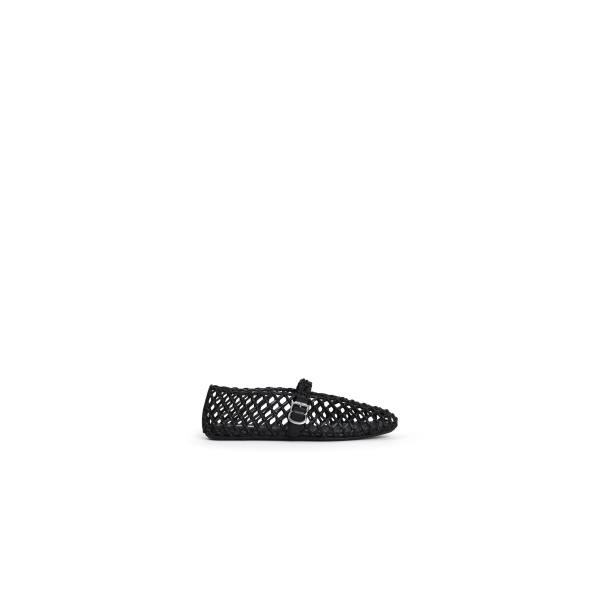Alaia La Ballerine Braided in Black | Flats | Luxury Shoes 