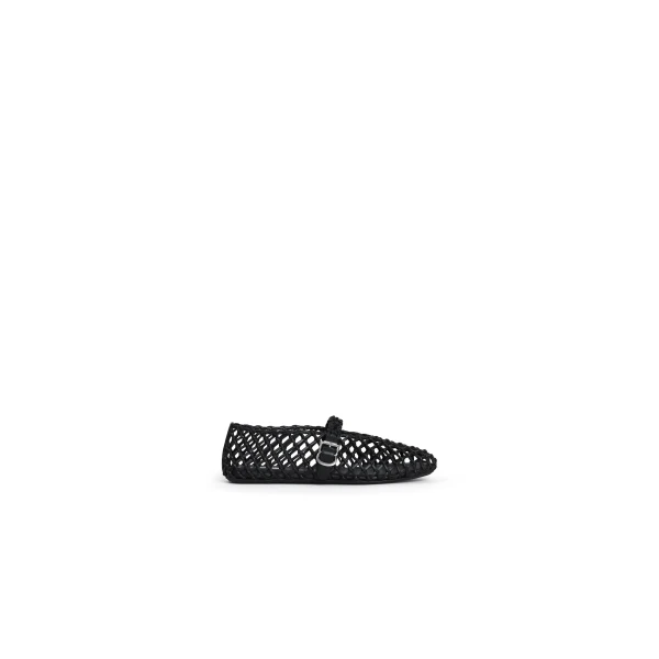 Alaia La Ballerine Braided in Black | Flats | Luxury Shoes 