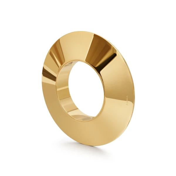 Alaia Large Blade Bangle in Gold | Bracelets | Luxury Shoes 