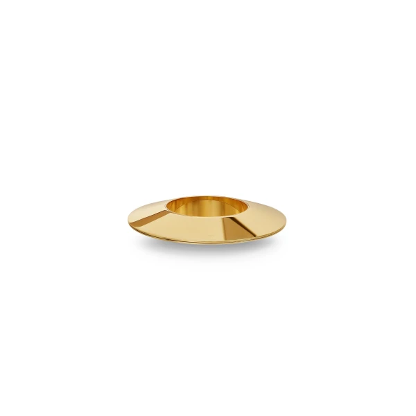 Alaia Large Blade Bangle in Gold | Bracelets | Luxury Shoes 
