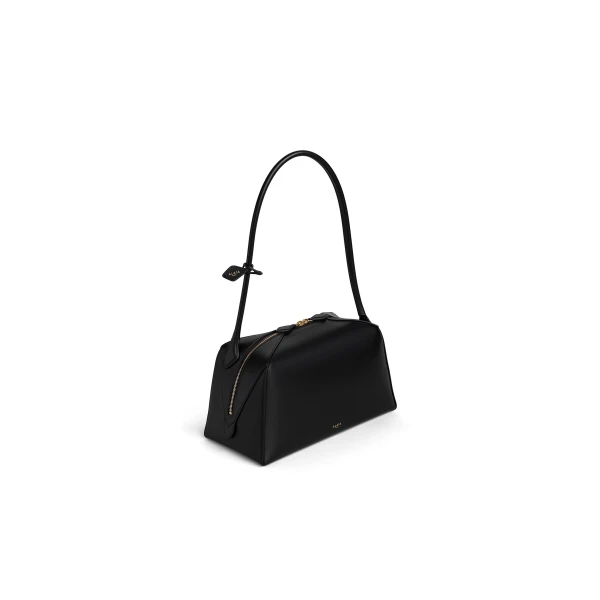 Alaia Le Bouledogue Bag in Calfskin, Black | Shoulder & Crossbody Bags | Luxury Shoes 
