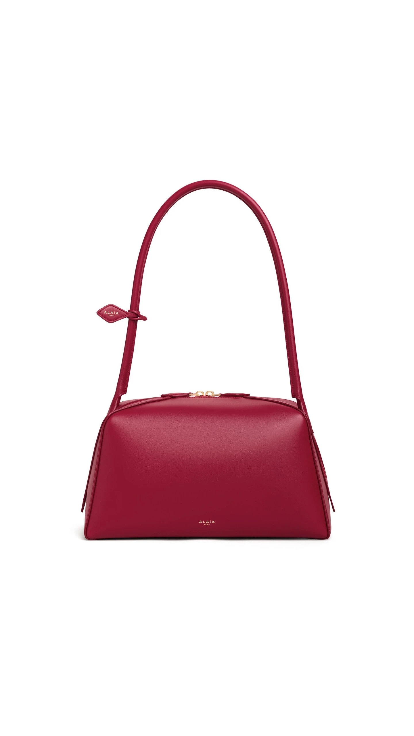 Alaia Le Bouledogue Bag in Calfskin, Carmine Alaia Le Bouledogue Bag in Calfskin, Carmine | Shoulder & Crossbody Bags | Luxury Shoes