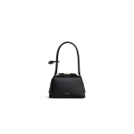 Alaia Le Bouledogue Small Bag in Calfskin, Black | Totes & Top-Handle Bags | Luxury Shoes 