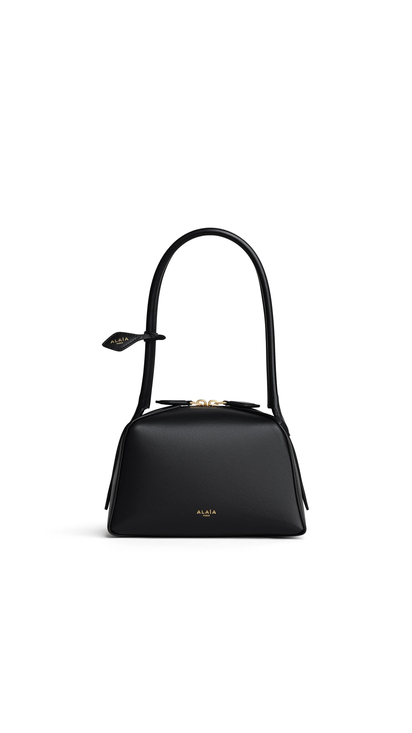 Alaia Le Bouledogue Small Bag in Calfskin, Black Alaia Le Bouledogue Small Bag in Calfskin, Black | Totes & Top-Handle Bags | Luxury Shoes