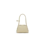 Alaia Le Bouledogue Small Bag in Nubuck, Almond Green | Totes & Top-Handle Bags | Luxury Shoes 