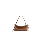 Alaia Le Click East West Medium Bag in Calfskin, Amber | Shoulder & Crossbody Bags | Luxury Shoes 