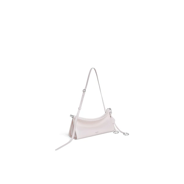 Alaia Le Click East West Small Bag in Calfskin, Rose Quartz | Shoulder & Crossbody Bags | Luxury Shoes 
