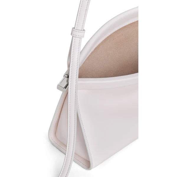 Alaia Le Click East West Small Bag in Calfskin, Rose Quartz | Shoulder & Crossbody Bags | Luxury Shoes 