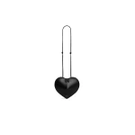 Alaia Le Coeur Bag in Calfskin, Black | Shoulder & Crossbody Bags | Luxury Shoes 
