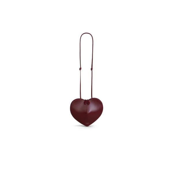 Le Coeur Bag in Calfskin, Garnet Red