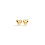 Alaia Le Coeur Bombe Earrings in Gold | Earrings | Luxury Shoes 