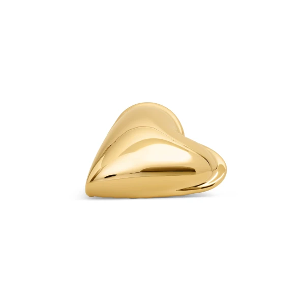 Alaia Le Coeur Bombe Earrings in Gold | Earrings | Luxury Shoes 