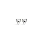 Alaia Le Coeur Bombe Earrings in Silver | Earrings | Luxury Shoes 